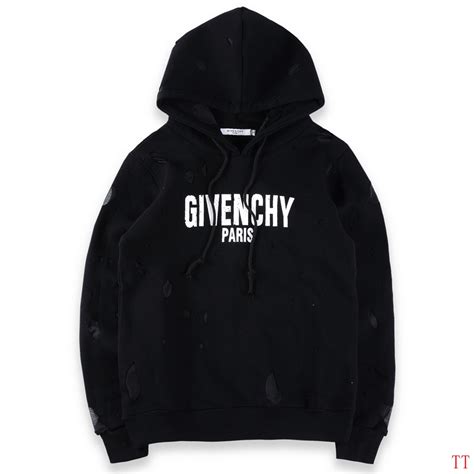 givenchy black ripped hoodie|Givenchy Hoodies for Men .